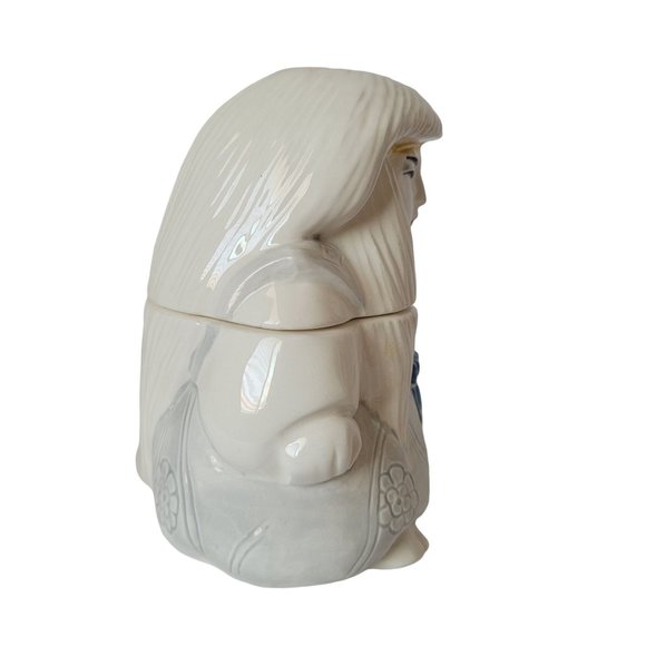 Vintage Kabuki Tastesetter by Sigma Fan Dancer Figurine Lidded Jar Marked - Picture 4 of 10